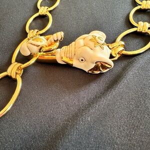 Kenneth Jay Lane chained elephant belt